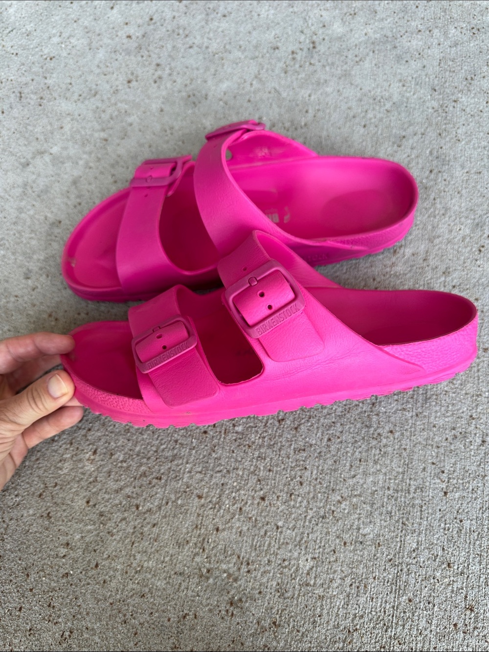 Birkenstock Arizona EVA Sandals in Hot Pink